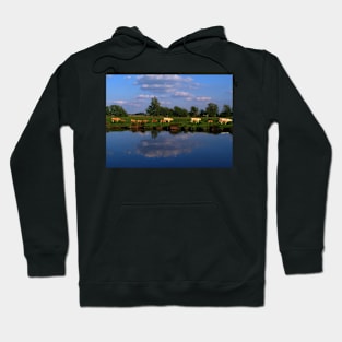 Idyll. Cows in Ely, UK Hoodie